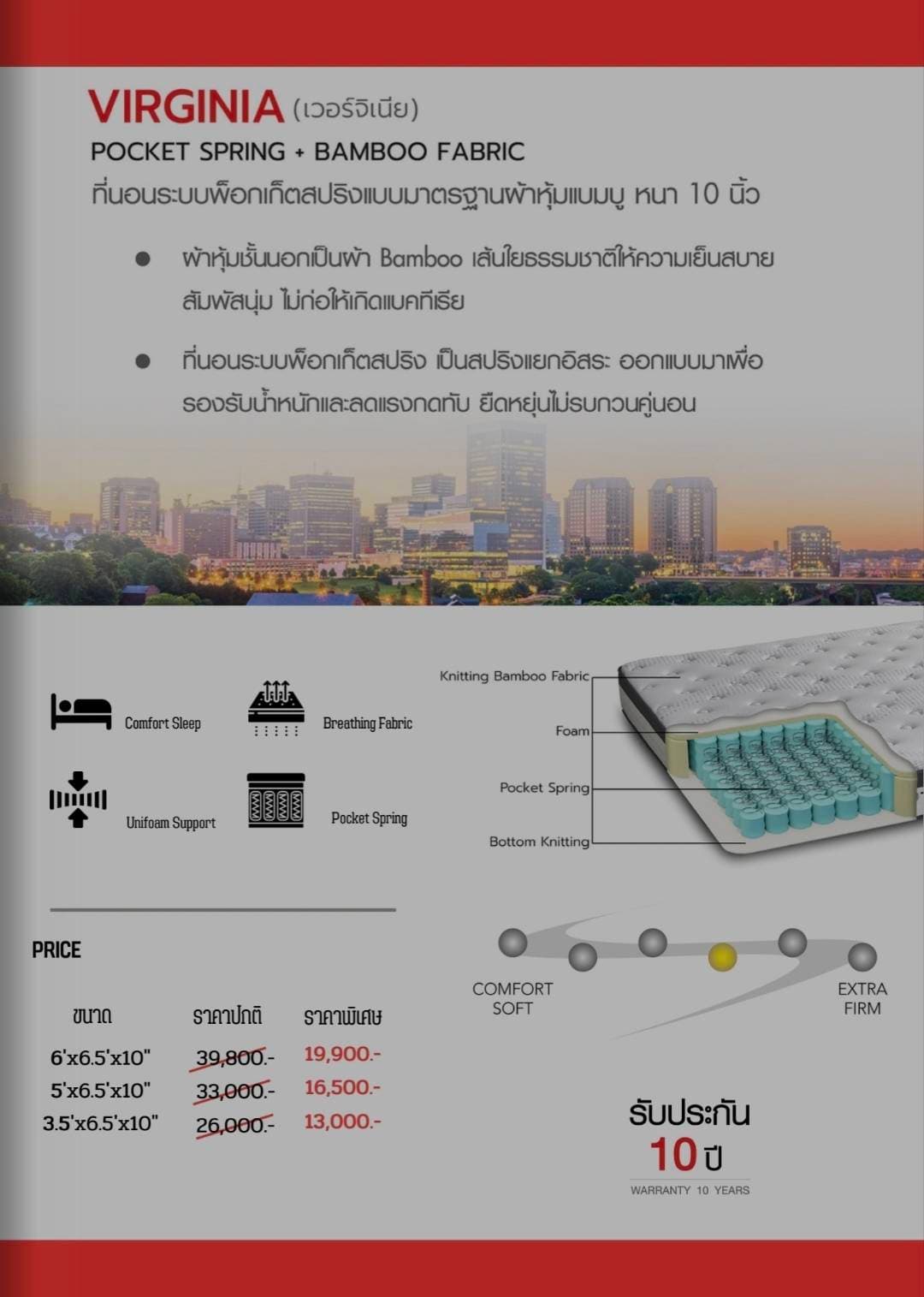 ที่นอน Premium Collection มุมที่ 6