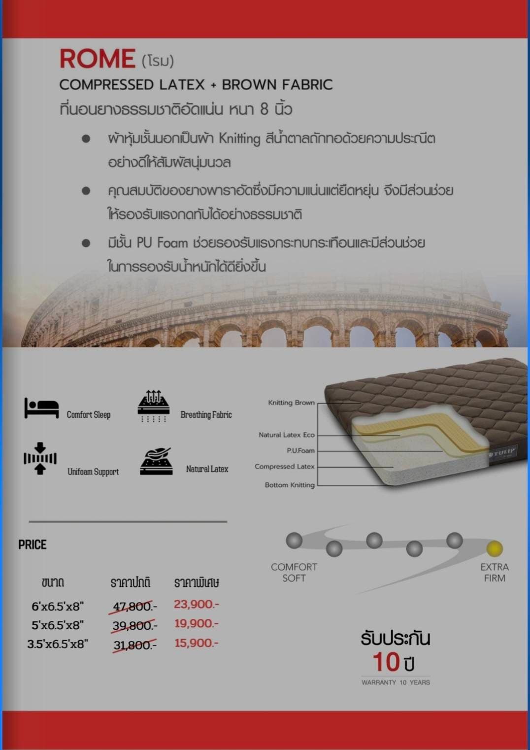 ที่นอน Premium Collection มุมที่ 10